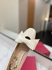 Valentino White Heel 5cm - 4