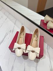 Valentino White Heel 5cm - 3