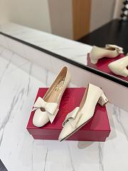 Valentino White Heel 5cm - 2