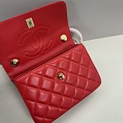 Chanel Trendy Lambskin Red Gold Hardware 25x12x17cm - 3