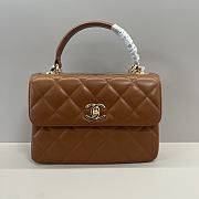 Chanel Trendy Lambskin Gold Hardware 25x12x17cm - 1
