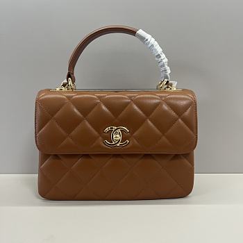 Chanel Trendy Lambskin Gold Hardware 25x12x17cm