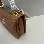 Chanel Trendy Lambskin Gold Hardware 25x12x17cm - 5