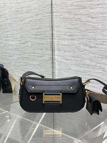 Dior Small Streetchic Bag Black Smooth Calfskin 24x12.5x5cm