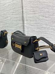 Dior Small Streetchic Bag Black Smooth Calfskin 24x12.5x5cm - 4
