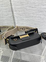 Dior Small Streetchic Bag Black Smooth Calfskin 24x12.5x5cm - 2
