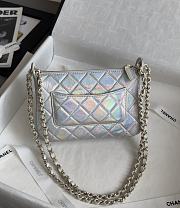 Chanel Clutch With Chain Iridescent Metallic Lambskin 15x21x7.5cm - 2