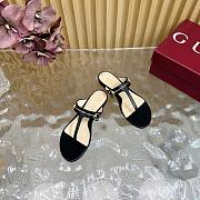 Gucci Women's Thong Sandal With Horsebit Black - 4