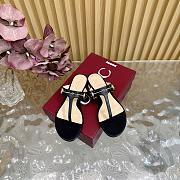 Gucci Women's Thong Sandal With Horsebit Black - 3