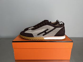 Hermes Jet Sneaker Brown
