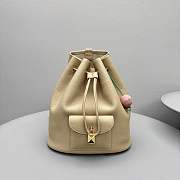 Loro Piana Extra Drawstring Backpack L27 Beige 25x27x14cm - 1