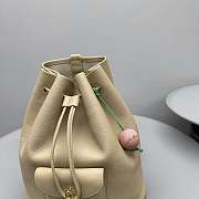 Loro Piana Extra Drawstring Backpack L27 Beige 25x27x14cm - 6