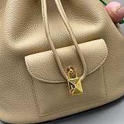 Loro Piana Extra Drawstring Backpack L27 Beige 25x27x14cm - 3