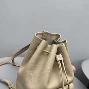 Loro Piana Extra Drawstring Backpack L27 Beige 25x27x14cm - 2