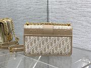 Dior 30 Montaigne Chain Bag Natural Oblique 25x16.5x8cm - 3