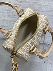 Dior Groove 20 Bag Natural Oblique Jacquard 20.5x13.5x12cm - 5