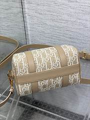 Dior Groove 20 Bag Natural Oblique Jacquard 20.5x13.5x12cm - 3