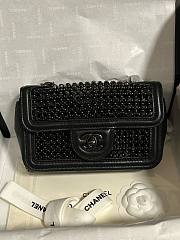 Chanel Evening 25P Flap Bag Black 18cm - 1