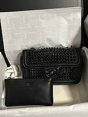 Chanel Evening 25P Flap Bag Black 18cm - 6