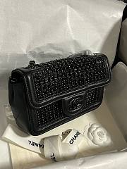 Chanel Evening 25P Flap Bag Black 18cm - 5