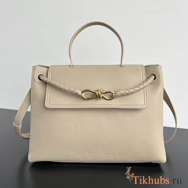 Bottega Veneta Ciao Ciao Bag Beige Gold 34x26x15cm - 1