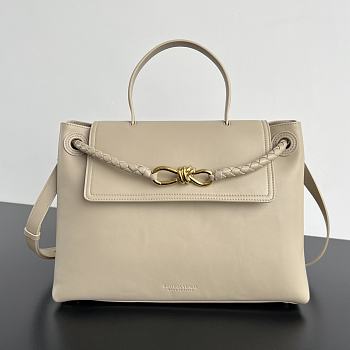 Bottega Veneta Ciao Ciao Bag Beige Gold 34x26x15cm
