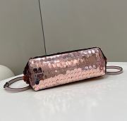 Fendi First Bag Sequins Pink 26x18x9.5cm - 6