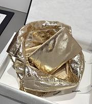 Chanel 22 Handbag Gold 35x37x7cm - 6