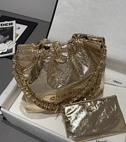 Chanel 22 Handbag Gold 35x37x7cm - 4