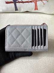 Chanel Card Holder Grey Caviar Gold 12x7.5x2.5cm - 4