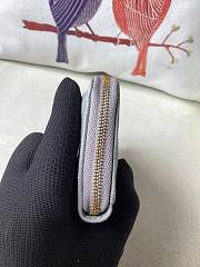 Chanel Card Holder Grey Caviar Gold 12x7.5x2.5cm - 2