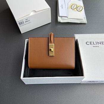 Celine Wallet With Coin Purse 16 Tan 12.7x9x2cm