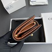 Celine Wallet With Coin Purse 16 Tan 12.7x9x2cm - 3