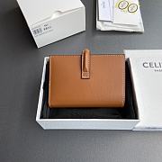 Celine Wallet With Coin Purse 16 Tan 12.7x9x2cm - 4