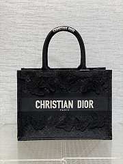 Dior Medium Book Tote Black Bag 36x18x28cm - 1