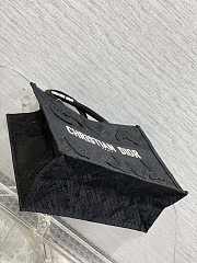 Dior Medium Book Tote Black Bag 36x18x28cm - 6