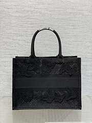 Dior Medium Book Tote Black Bag 36x18x28cm - 4
