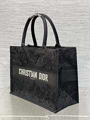 Dior Medium Book Tote Black Bag 36x18x28cm - 2