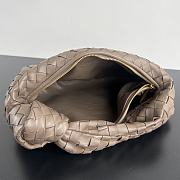 Bottega Veneta Teen Jodie Taupe Grey Bag 36x21x13cm - 6