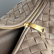 Bottega Veneta Teen Jodie Taupe Grey Bag 36x21x13cm - 3