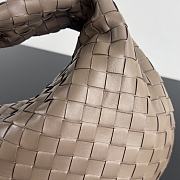 Bottega Veneta Teen Jodie Taupe Grey Bag 36x21x13cm - 2