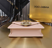 Dolce & Gabbana Mini Devotion Pink Top Handle Bag 19x4.5x13cm - 6