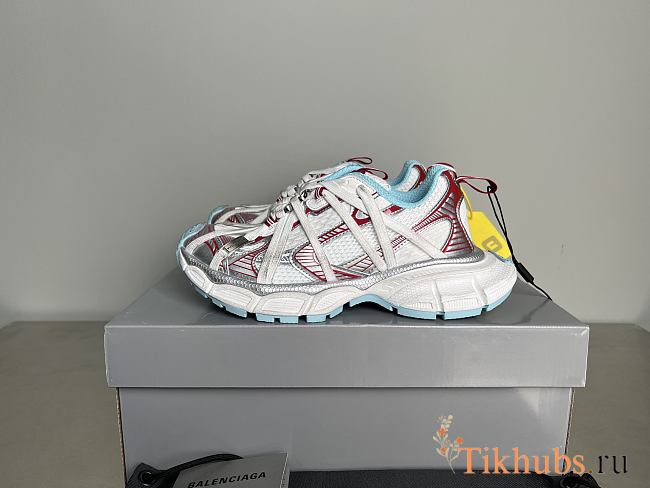 Balenciaga 3XL Extreme Laces B Sneaker White, Red - 1