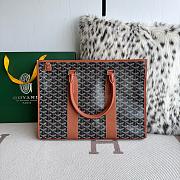 Goyard Morvan Navy Brown Tote Bag 39x6.5x29cm - 4