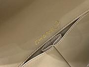 Chanel Beige Lambskin Shoulder Bag 26x13x4cm - 6