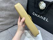Chanel Beige Lambskin Shoulder Bag 26x13x4cm - 2