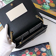 Gucci GG Marmont Chain Wallet Black Gold 20x12.5x4cm - 4