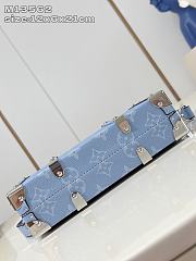 Louis Vuitton LV Wallet Trunk Taigarama Blue 21.5x13.5x6cm - 4
