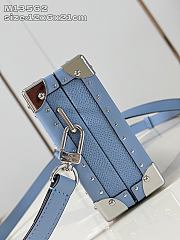 Louis Vuitton LV Wallet Trunk Taigarama Blue 21.5x13.5x6cm - 3