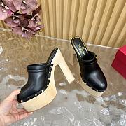 Valentino Garavani Black Tan-Go Clogs Black 10cm - 5